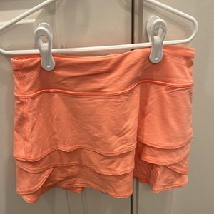 Athleta girl orange skirt medium